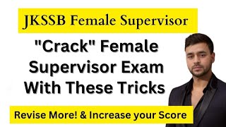 JKSSB Female Supervisor Preparation Hacks Do's & Don'ts|How to Crack this Female Supervisor Exam