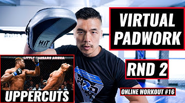 VIRTUAL PADWORK | ROUND 2 | UPPERCUT BOXING COMBOS - WITH COACH HO @H2OMMA