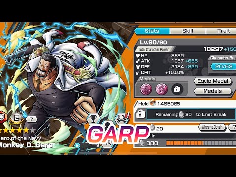 GARP GAMEPLAY ONE PIECE BOUNTY RUSH OPBR 