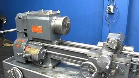 LOGAN 12" x 34" GEARED HEAD VARIABLE SPEED BENCH LATHE - #2957V - 115v 3ph