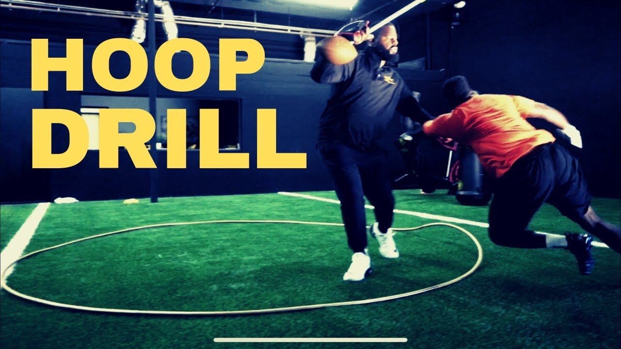 🏈HOOP DRILL Pass Rush Tutorial Preview