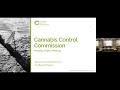 Cannabis Control Commission Public Meeting | January 12, 2023