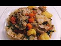 Ну Очень  Вкусно! Мясо в овощах без обжарки!!  Думляма/дымляна/