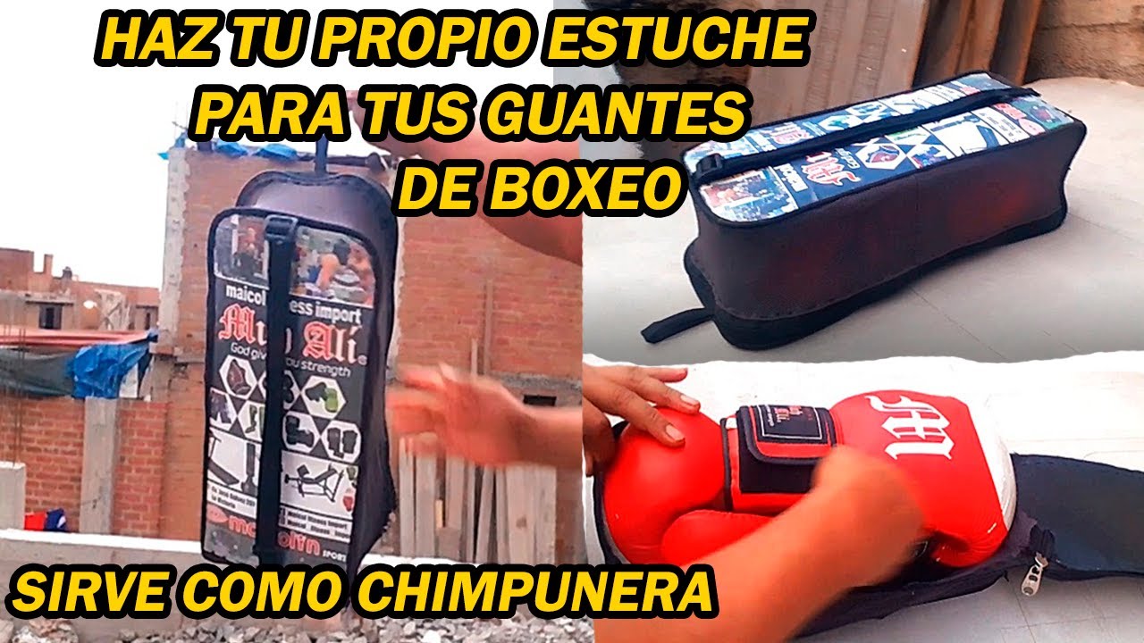 Vitrina Para Guantes De Boxeo, Protección UV, Soporte Elevador Elegante Dos Guantes