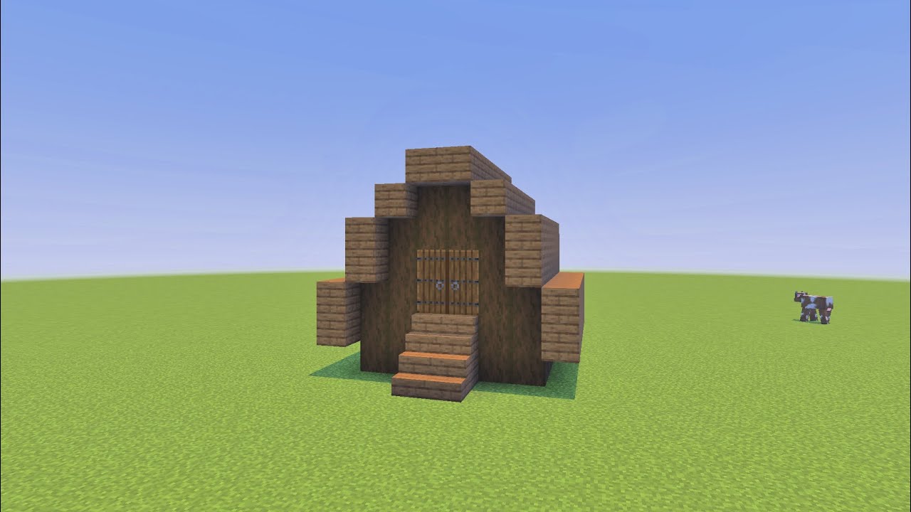 How to build a Minecraft snowy tundra village masons house 2 - YouTube