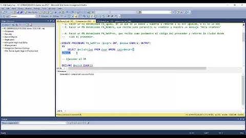 Programacion de Procedimientos Almacenados en Transact SQL Parte I
