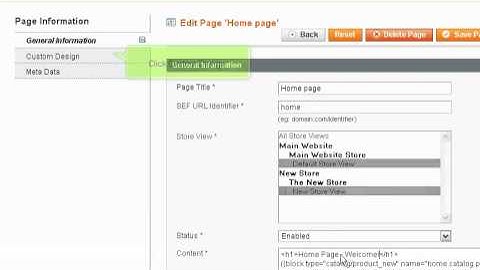 Magento Tutorial #1: How to Use the CMS in Magento Commerce