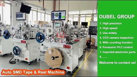 OUBEL automatic tube feeder SMD tape and reel machine SMD taping machine for SOP 8/14/16 packing