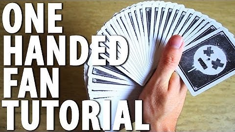 One Handed Fan Tutorial