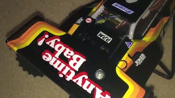 Tamiya Hornet rear shocks & batt tray upgrades!!