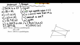 p 13 14 More Parallelogram Proofs