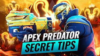 5 SECRET PREDATOR TIPS YOU NEED TO USE! (Apex Legends Tips and Tricks & Pro Secrets)