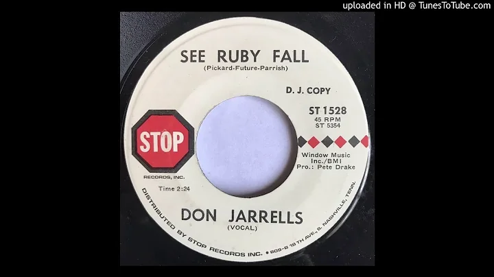 Don Jarrells - See Ruby Fall -Stop (Country Pop Ba...