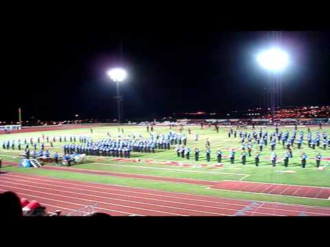 Passion of Red: 2006 Moanalua "Menehune" Marching Band & Color Guard (Kamehameha- Wider Shot)