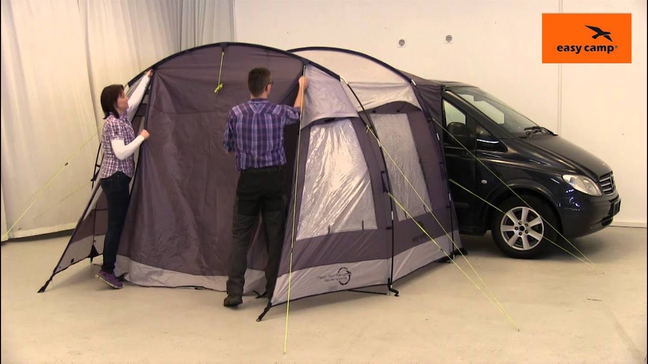 Easy Camp Silverstone Bus Tent Pitching Video | Just Add People - YouTube