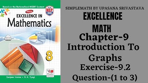 Excellence Math || Class-8 || Chapter-9 || Introduction to Graphs|| Exercise-9.2|| Question-(1 to 3)