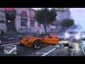 Grand theft auto v ps4  hobo and trevor enters car at the same time