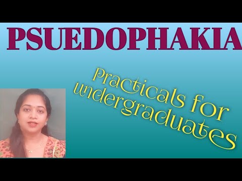 PSUEDOPHAKIA| INTRAOCULAR LENS| SUNSET SYNDROME|SUNRISE SYNDROME| SIGNS OF PSUEDOPHAKIA