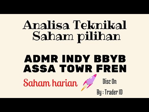 Analisa teknikal saham ADMR, INDY, BBYB, ASSA, TOWR, FREN, DAN IHSG