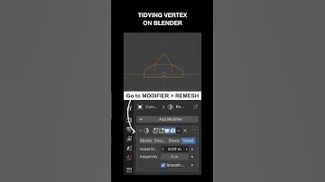 Remeshing Vertex in Blender #tutorial #blender #remesh #adidas #3D