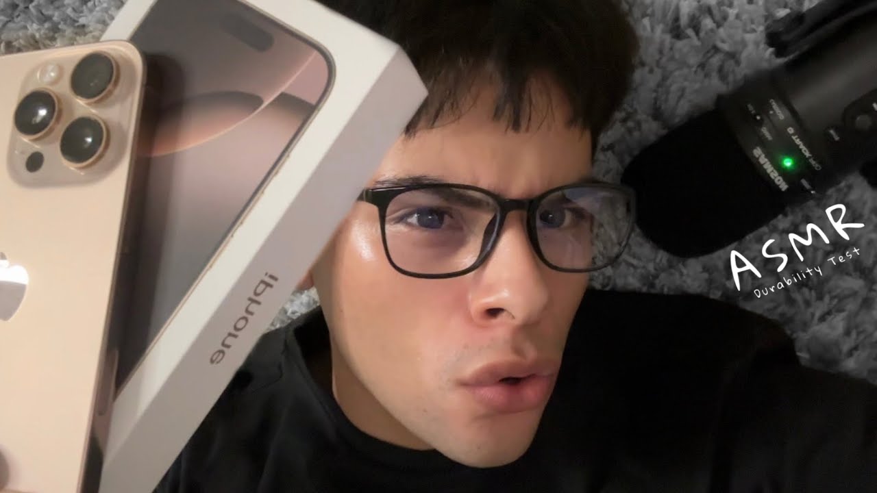 ASMR iPhone 16 Pro soft durability and drop test