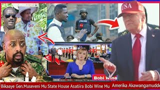 BreakingNews!Museveni Adukidde Isreal Bobi Wine Akaaye Mu Amerika Trump Akawangamude Muhoozi Awedde.
