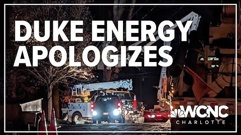 Duke Energy apologizes for Christmas weekend blackouts across North Carolina
