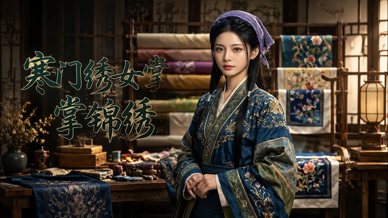 【高清全集】《寒门绣女掌锦绣》 #AI #泡芙 #热门短剧 #drama #爽剧 poster