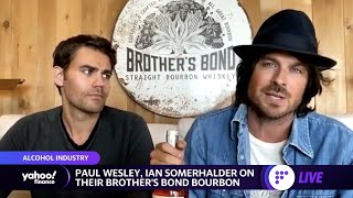 Building a brand of bourbon amid a pandemic with Paul Wesley and Ian Somerhalder