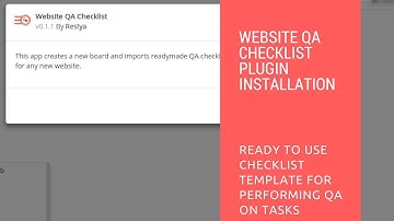 How to Install  Website QA Checklist Plugin on your Restyaboard