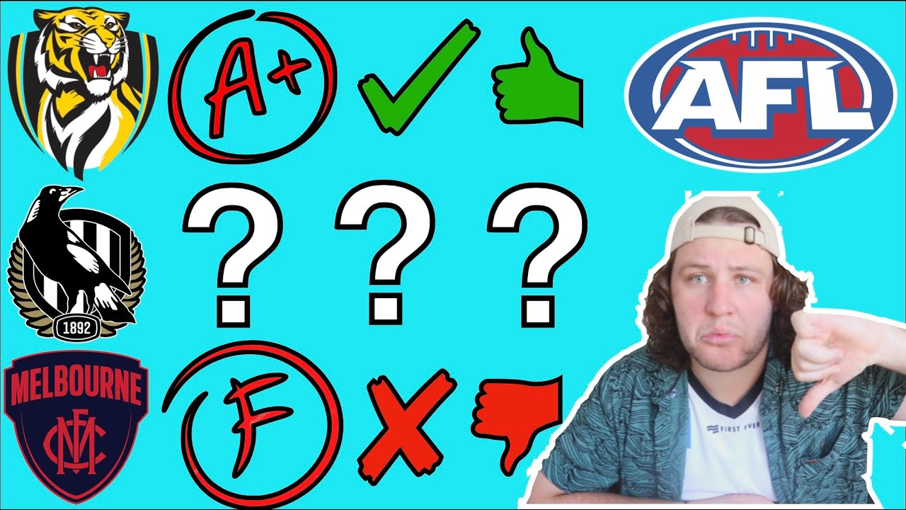 Grading Every AFL Teams Season!