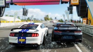Ford Shelby VS Chevrolet - Forza Horizon 4 | Race Gameplay screenshot 5