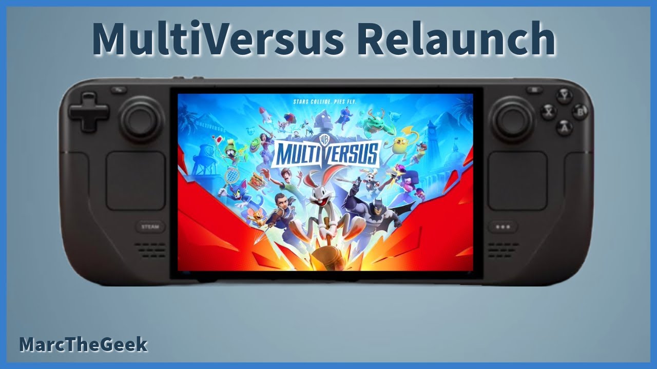 Multiversus relaunch gameplay on steam deck youtube