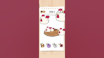 Emily Farm Level 3 Brain Test 2 Find all of the chicken 🐔 #viralshort #games #braintestsolution