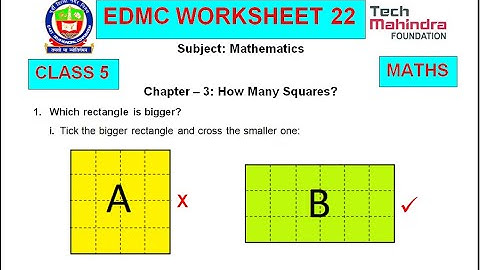 EDMC WORKSHEET 22 MATHS CLASS 5  CHAPTER 3  HOW MANY SQUARES  BY MY TEACHER