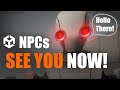 How to make NPCs see and keep track of other characters in Unity C# - Game AI Mastery Part 5