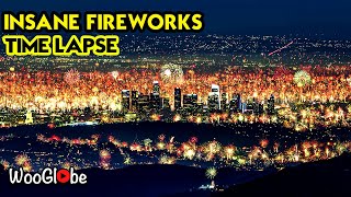 Insane 4th Of July fireworks Timelapse || WooGlobe