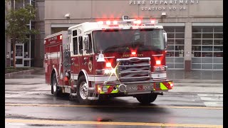 San Mateo Consolidated Fire Dept Engine 29 Responding Code 3!