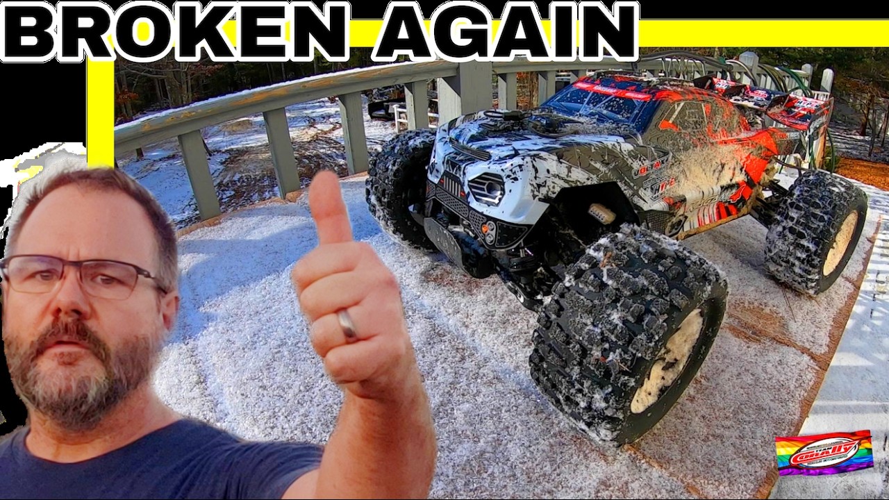 First Snow of the Season RC BREAKAGE
