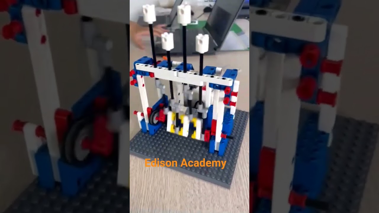 Super fun lego assembly model at Edison Academy 