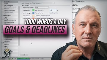 Goals and Deadlines: Setting Due Dates and Word Counts | Papyrus Author Tutorial