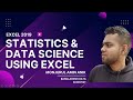 2)What excel does II🔥🔥 [Statistics &amp; Data Science Using Excel]🔥🔥 II Sheet 1