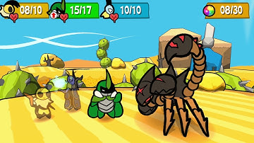 Bug Fables - Dune Scorpion Fight - NO COMMENTARY