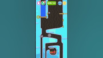 Save the fish level 165 | Pull the pin |android and ios games save fish pull the pin/mobile game
