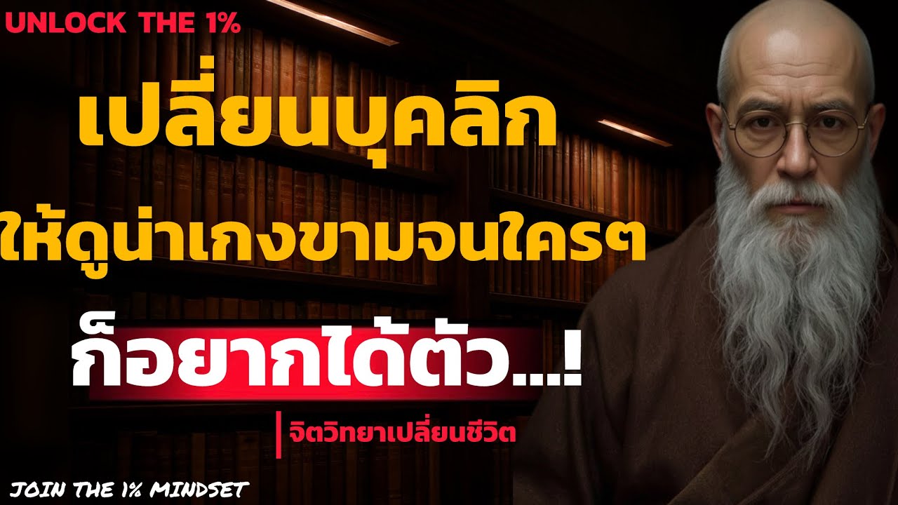 เปลี่ยนบุคลิก..? ให้ดูน่าเกงขาม จนใครๆก็อยากได้ตัว..! | UNLOCK THE 1%