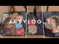 Painting on Bags | Art Vlog 03