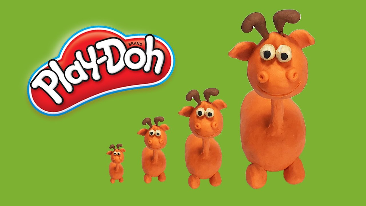 PlayDoh Giraffe How To Make Cute Giraffe Playdoh PlayWithMe61