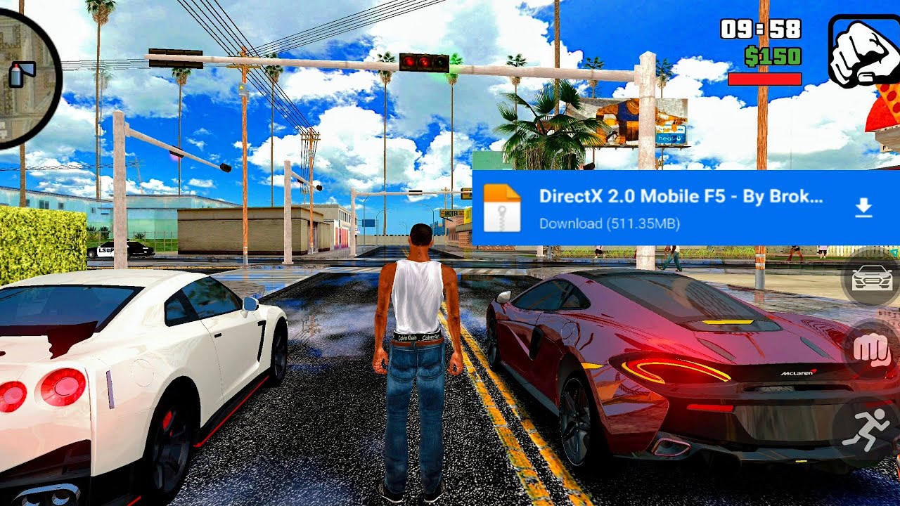 GTA 5 graphics mod for GTA San Andreas Android (4k Gameplay) - YouTube