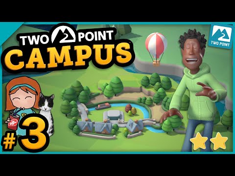 👩‍🎓 Two Point Campus #3  –  Textbook Bookworm (Freshleigh Meadows ⭐⭐) [Press Build]