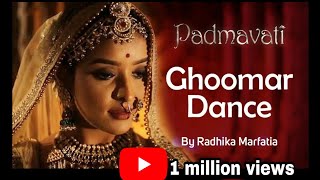 Ghoomar song,Padmavati,Padmavat,Bollywood,Dance,Choreography,Rajasthani,RadhikaMarfatia Resimi